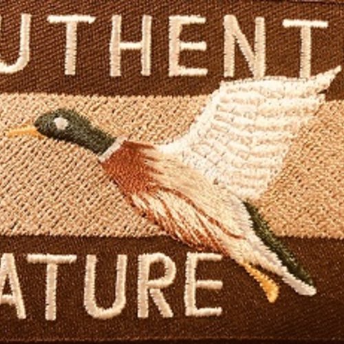 Patch "authentic nature" - marron