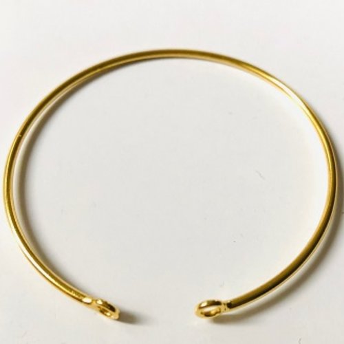 Bracelet jonc doré - 50mm