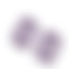 Boucle coulissante violet - 25mm