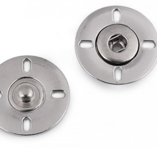 Accessoires Maroquinerie, BOUTON PRESSION LAITON NICKEL FREE 15 mm