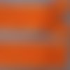 Fermeture éclair / à glissières orange caryopse - 25cm