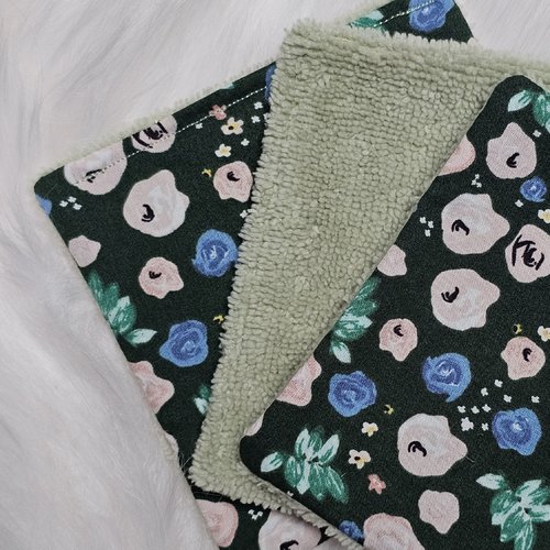 Lot 3 lingettes lavables carrees