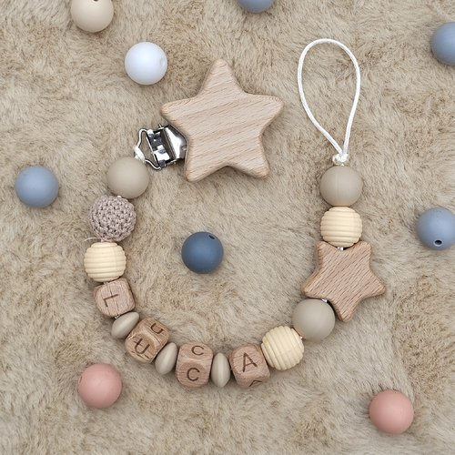Attache tetine personnalise