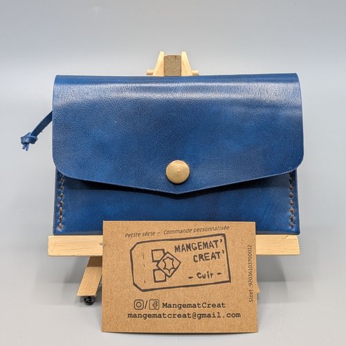 Porte carte / porte monnaie en cuir
