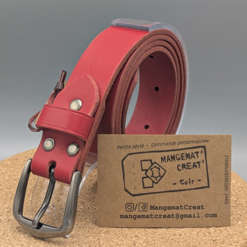Ceinture cuir véritable