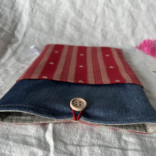 Housse de livre coeurs