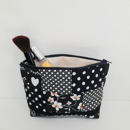 Trousse maquillage patchwork