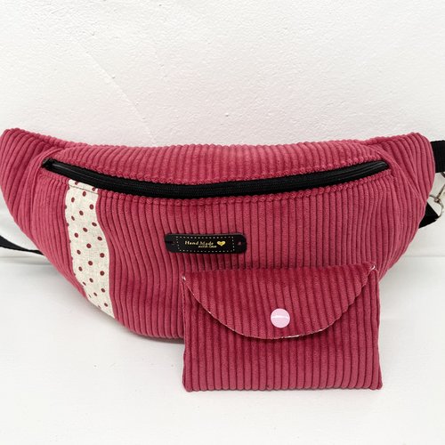 Banane velours magenta
