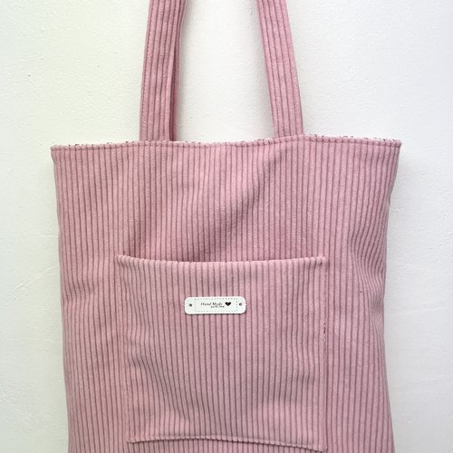 Tote bag velours