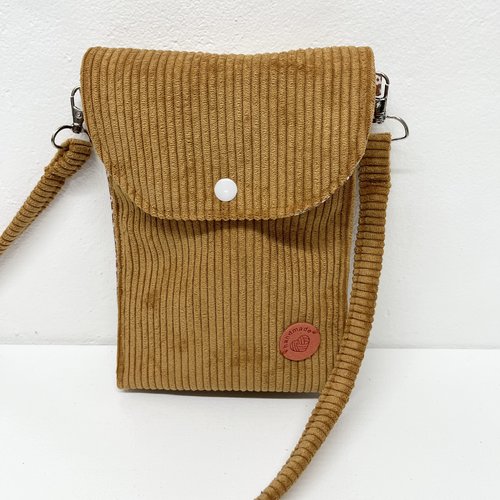 Pochette bandoulière velours