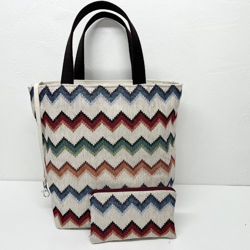 Sac jacquard