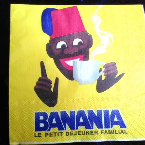 Serviette papier "banania" 