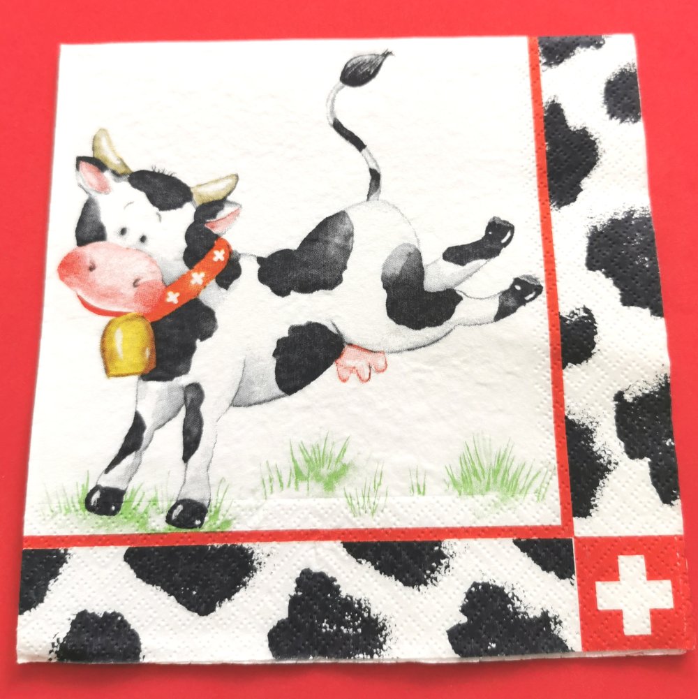 Seule Vache Merci Carte Blanc Enveloppe Maison Cartes De Voeux Papeterie