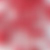 Perles à facettes verre tchèque 3mm rouge bordeaux mat x100