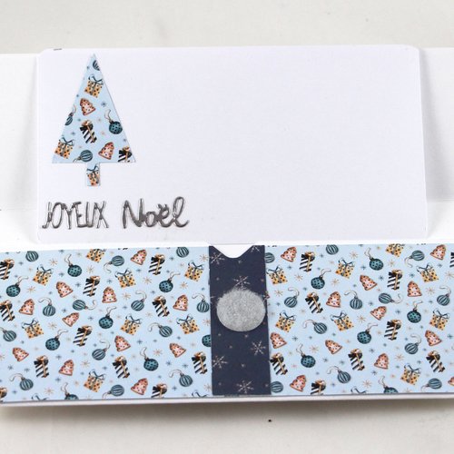 Plesuxfy Noël Détenteur D'argent - Carte Voeux Noël Pour Cadeau - Porte