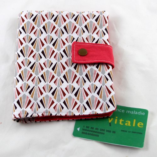 Pochette médicale,étui rangement papiers santé, papier ordonnances ,ordonnancier, carte vitale, santé, pharmacie