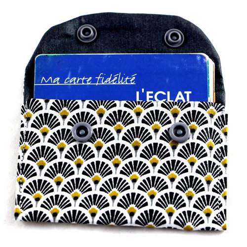 Double porte cartes de fidélité,, cartes de fidélité,  vitale , porte monnaie