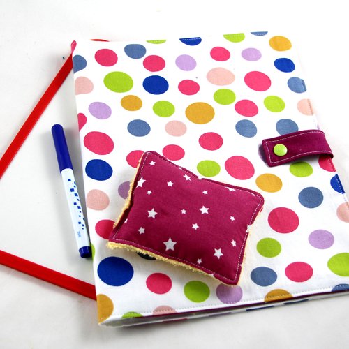 Malette ardoise, pochette écolier, pochette ardoise, écolier, feutres effaçables, écritures sur tableau