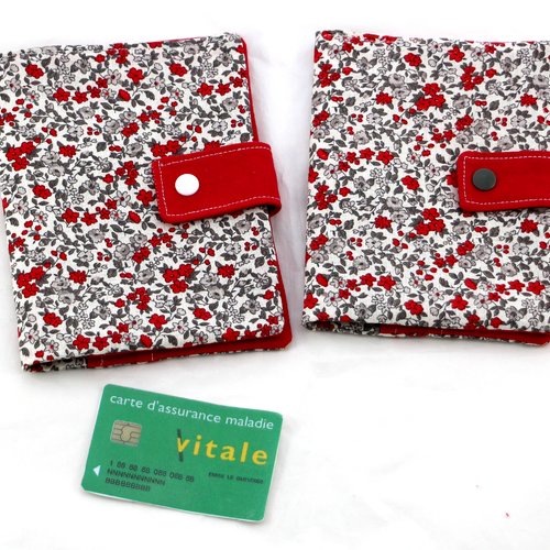 Pochette médicale,étui rangement papiers santé, papier ordonnances ,ordonnancier, carte vitale, santé, pharmacie