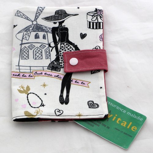 Pochette médicale,étui rangement papiers santé, papier ordonnances ,ordonnancier, carte vitale, santé, pharmacie