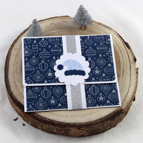 Pochette chèque, porte billet,  pochette cadeau, enveloppe cadeaunoël