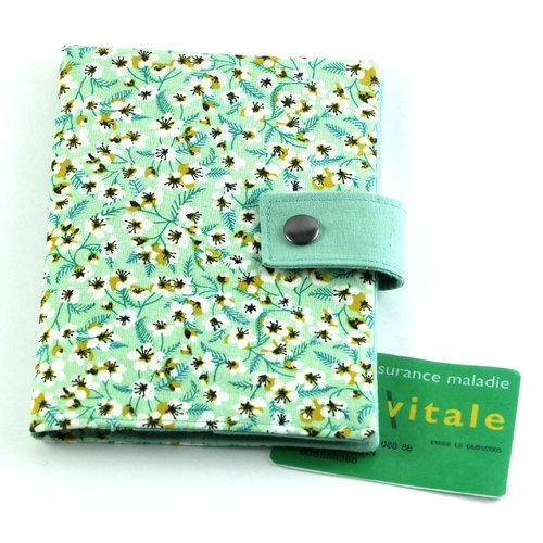Pochette médicale,étui rangement papiers santé, papier ordonnances ,ordonnancier, carte vitale, santé, pharmacie