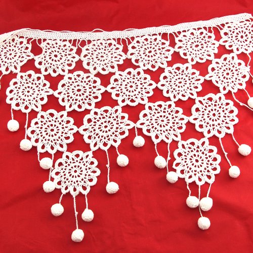 Rideau crochet dentelle