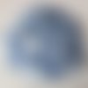 100 boutons en mélange 0,8 - 1,1 cm couture scrapbooking bleu
