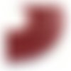 100 perles ronde en verre nacré fabrication bijoux 4 mm rouge