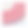 100 perles ronde en verre nacré fabrication bijoux 4 mm rose