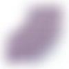 100 perles ronde en verre nacré fabrication bijoux 4 mm mauve