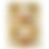 1 feuille chromos image relief collage découpage fruits 7329