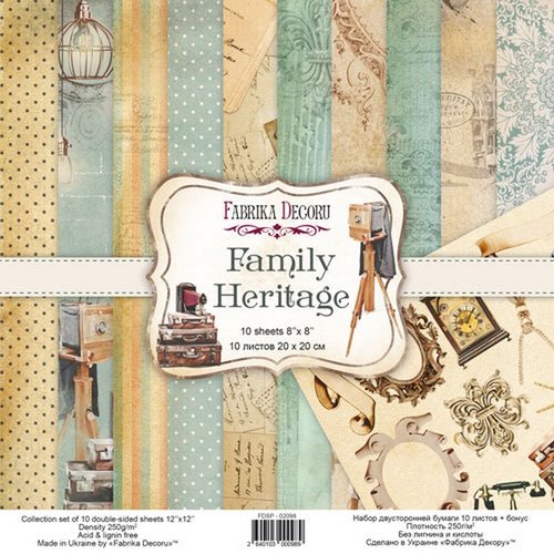 10 papiers 30,5 x 30,5 cm fabrika decoru family hermitage