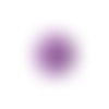 6 boutons ronds à pois en résine 1.8 cm couture décoration scrapbooking violet