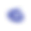 Fil de 63 perles ronde naturelle 6 mm oeil de chat bleu f00232