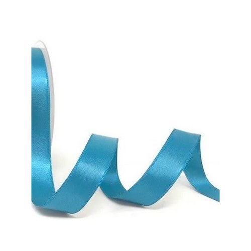 2 m de ruban satin double face 1.5 cm couture scrapbooking décoration bleu