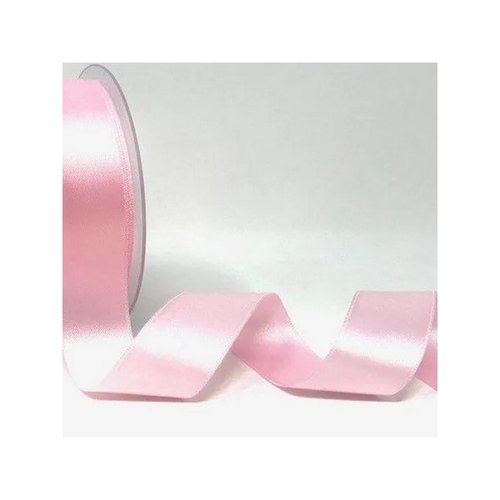 2 m de ruban satin double face 1.5 cm couture scrapbooking décoration rose
