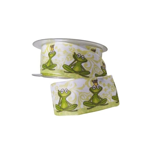 1 m de ruban galon fantaisie 4 cm couture scrapbooking grenouille