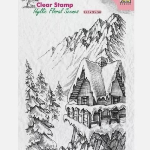 Tampon transparent clear stamp scrapbooking nellie s choice hiver 010
