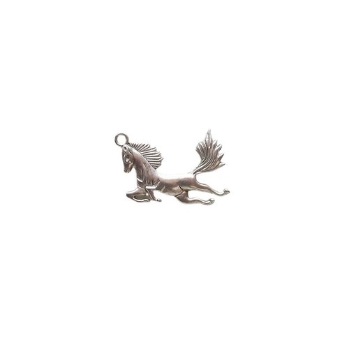 3 breloques charm argentées fabrication bijoux cheval
