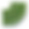100 perles ronde en verre nacré fabrication bijoux 4 mm vert olive