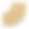 100 perles ronde en verre nacré fabrication bijoux 4 mm dore clair