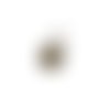 16 supports cabochon rond pour boucles d'oreille clou couleur bronze 8 mm supbo 210