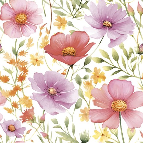2 serviettes en papier 33 x 33 cm découpage collage romantique fleur fl 1001
