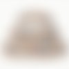 1 m de ruban gros grain imprimé 2.5 cm couture scrapbooking herisson fruit