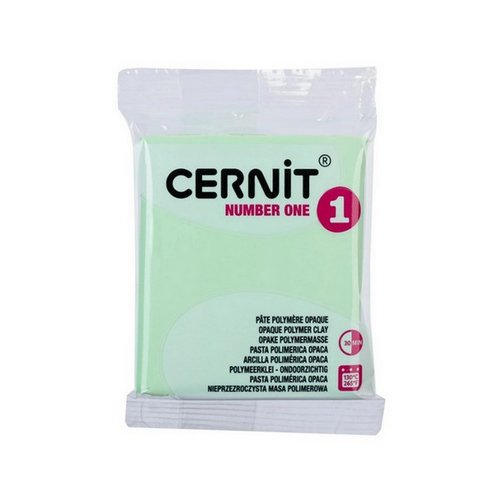 Pâte polymère opaque à cuire pâte à modeler pain de 56g cernit number one amande 616