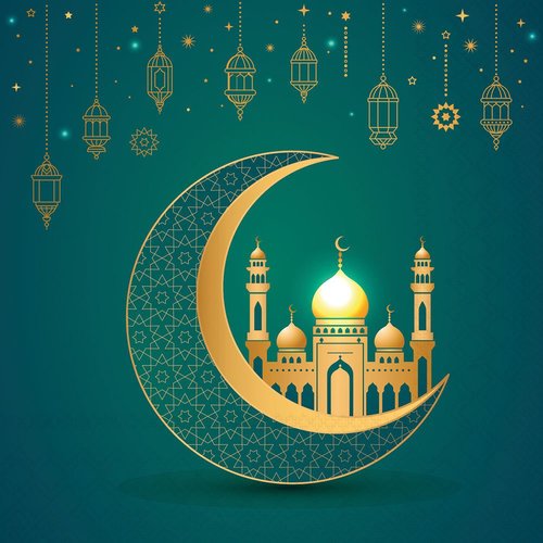 2 serviettes en papier 33 x 33 cm découpage collage mosque on crescent moon d 141 xl