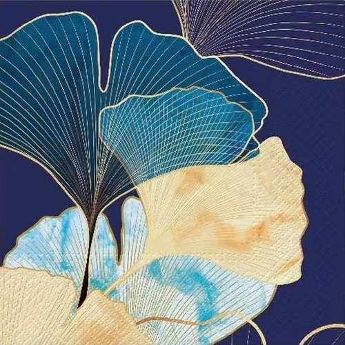 2 serviettes en papier 33 x 33 cm découpage collage nature feuille tropique nss 108