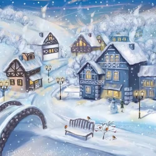 2 serviettes en papier 33 x 33 cm découpage collage tableau de noel n 716