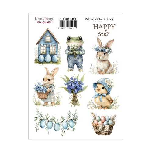 Stickers fantaisies couleur fabrika décoru happy easter 421